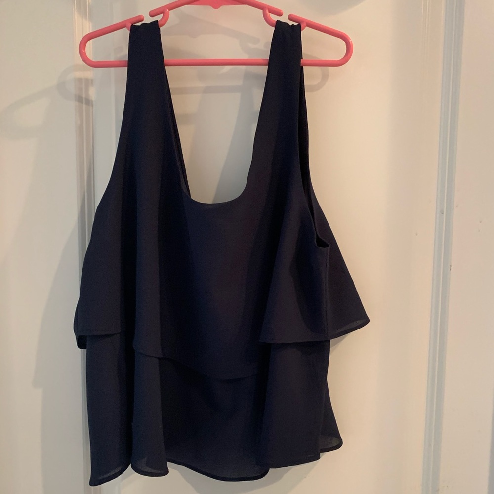 Navy tank top.